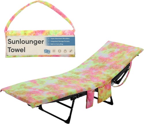 Lounger mate beach towel cover - beach,